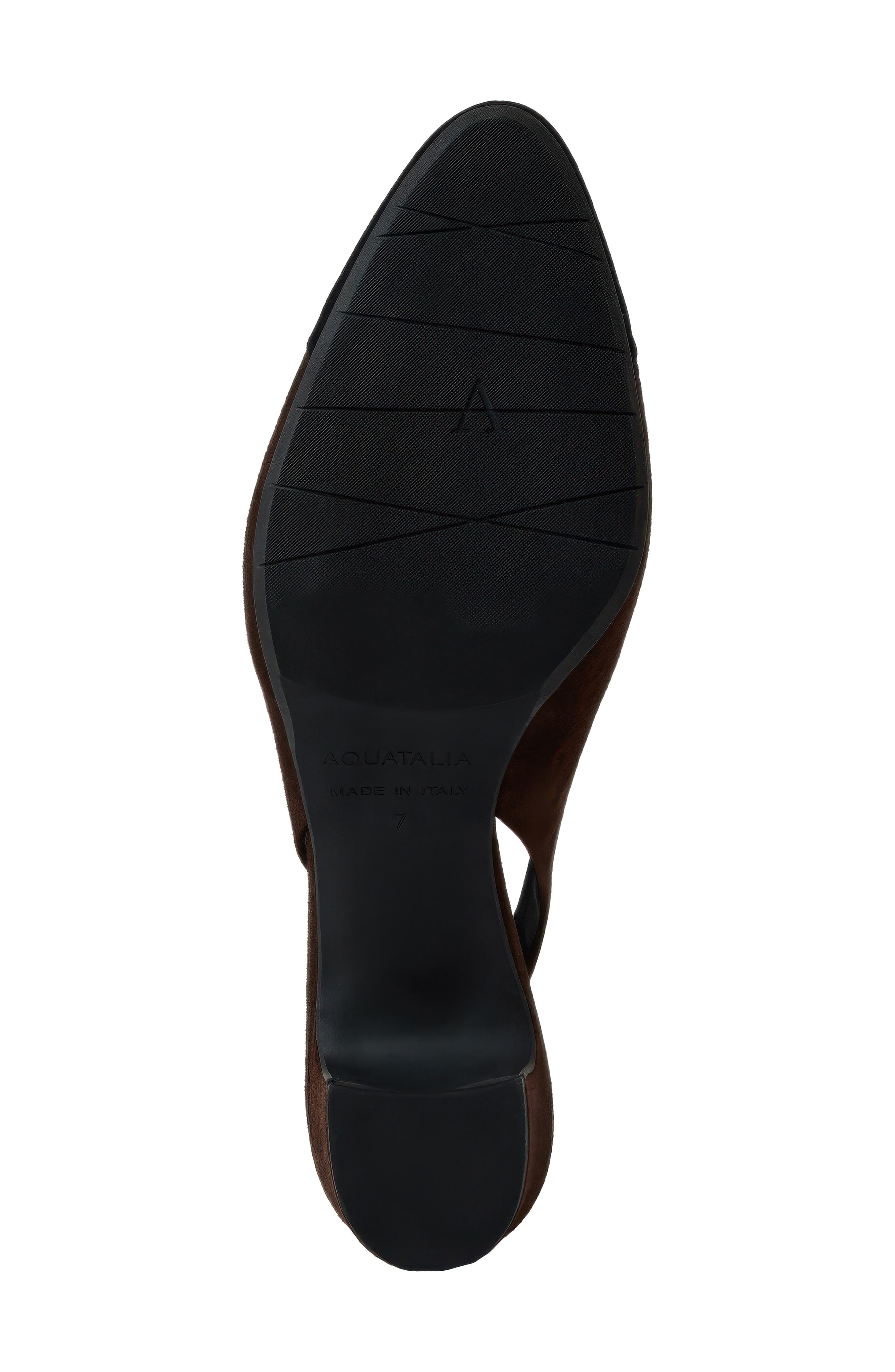 Tiphaine Slingback Pump, Alternate, color, ESPRESSO/ BLACK SUEDE
