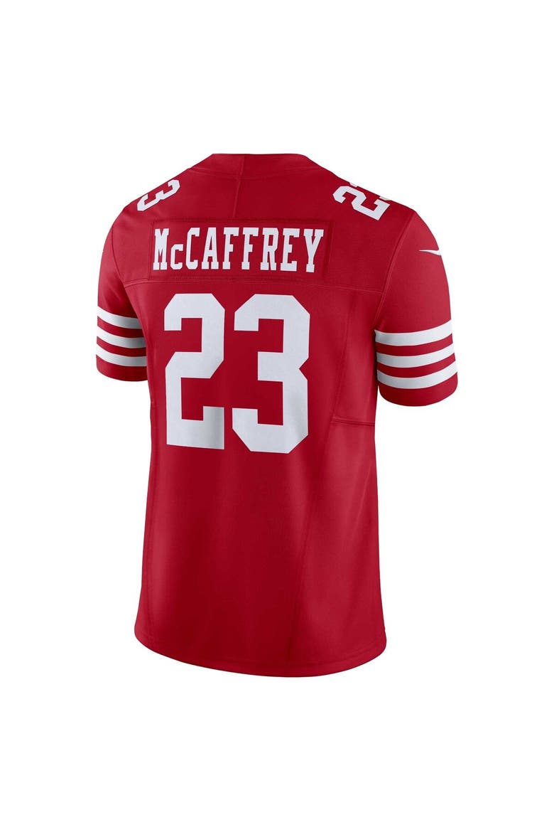 Men's Nike Christian McCaffrey Scarlet San Francisco 49ers Vapor F.U.S.E. Limited Jersey, Alternate, color, Scarlet