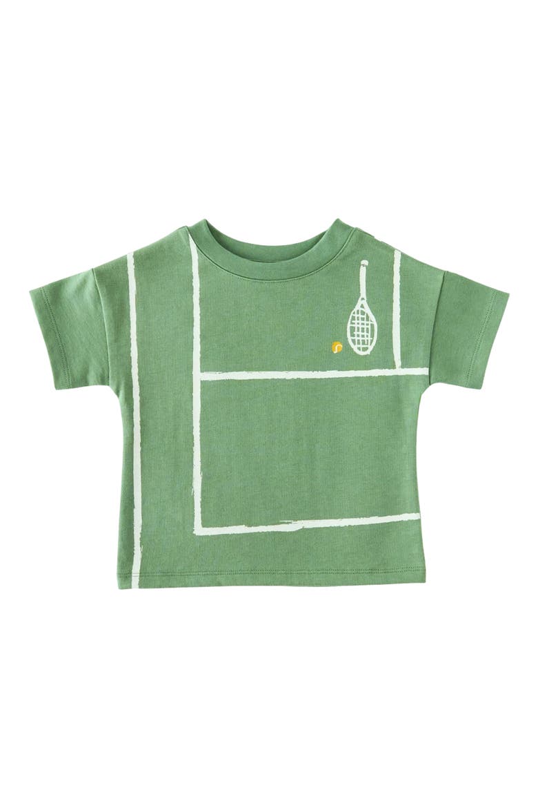 Kids' Drop Shoulder Organic Cotton T-Shirt, Main, color, MATCH POINT