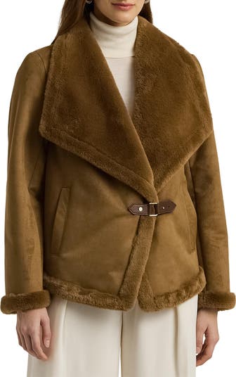 Ralph lauren faux shearling best sale