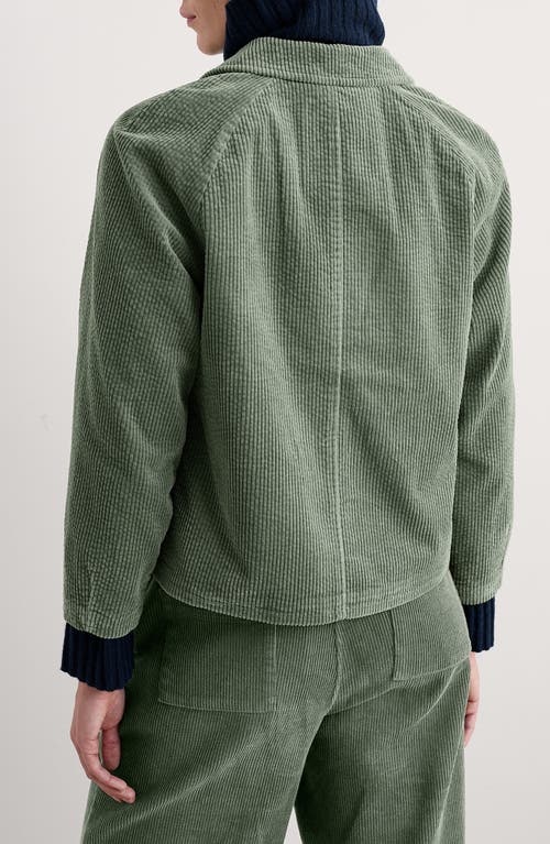 Seasalt Cornwall Ocean Mist Chore Jacket In Green