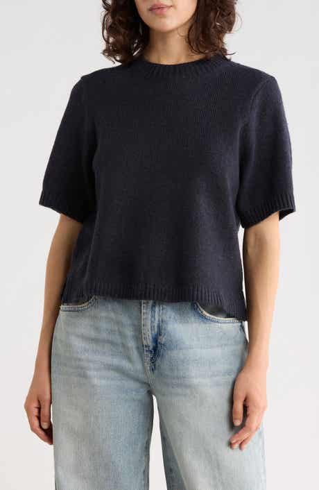 Sarah Short Sleeve Knit Sweater
