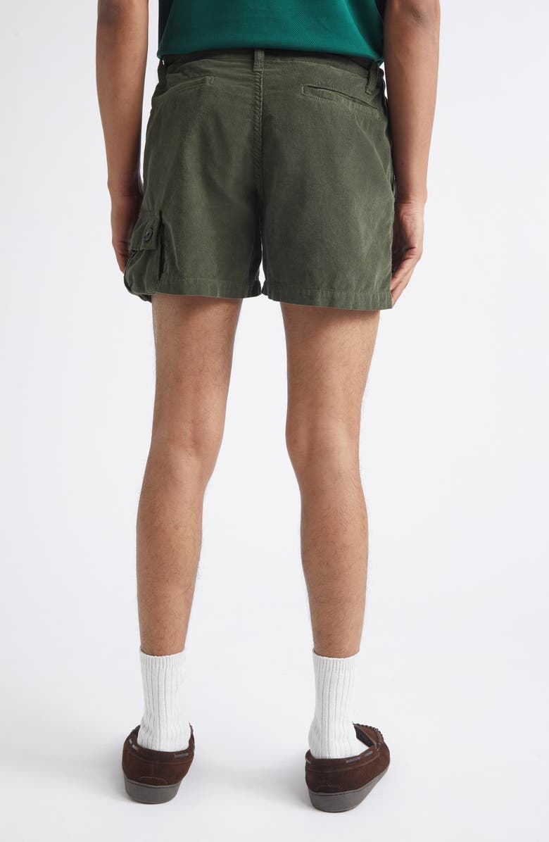 PHIPPS Vacation Corduroy Dad Shorts, Alternate, color, Seaweed