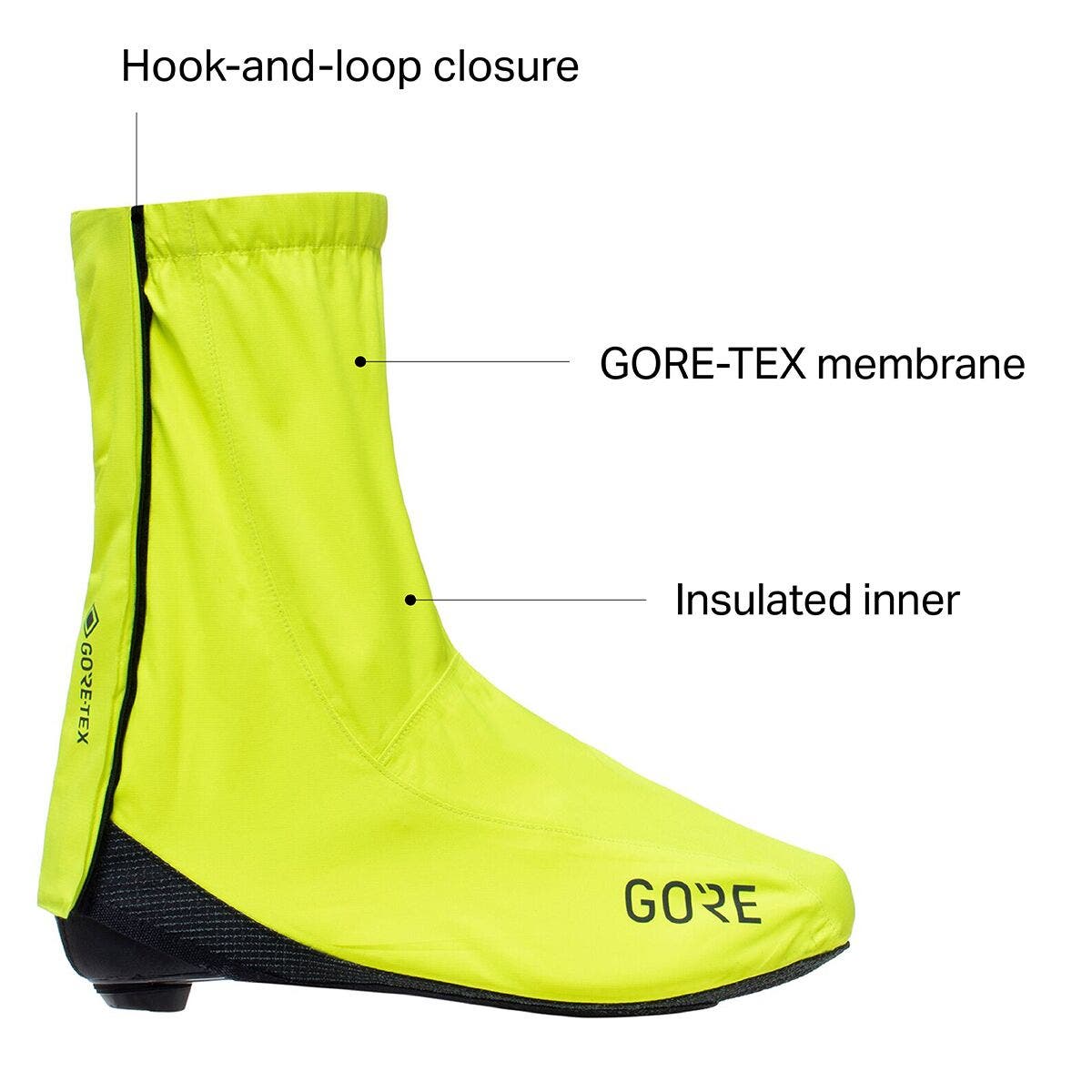GOREWEAR C3 Gore-Tex Overshoe, Alternate, color, Neon Yellow