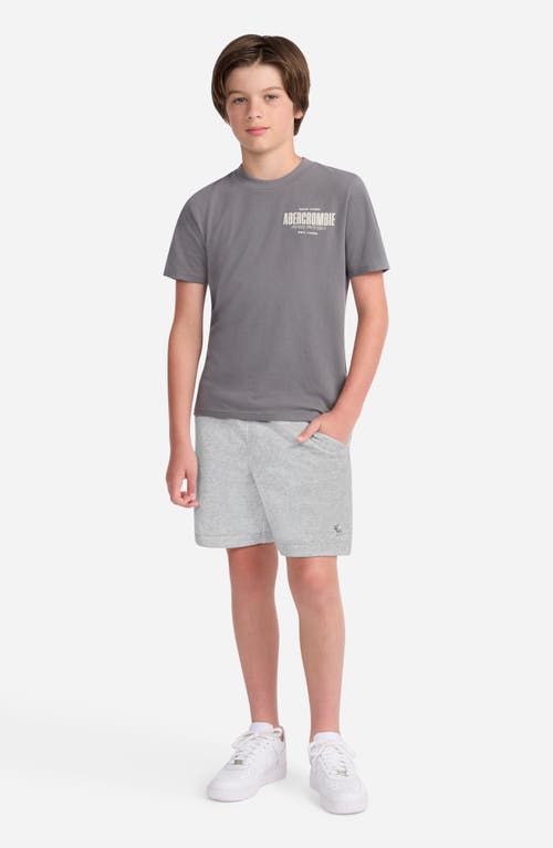 Abercrombie Kids Kids' Essential Fleece Shorts In Gray