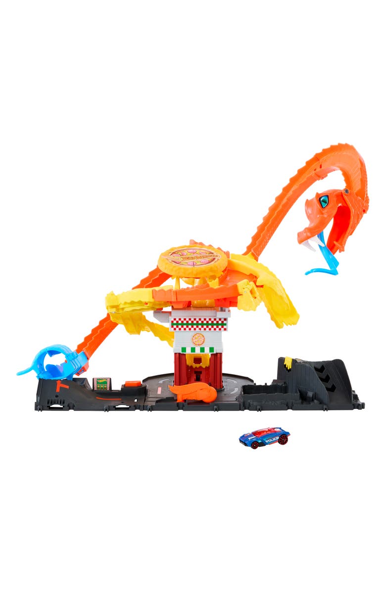 Mattel Hot Wheels<sup>®</sup> City Pizza Slam Cobra Attack Playset, Main, color,