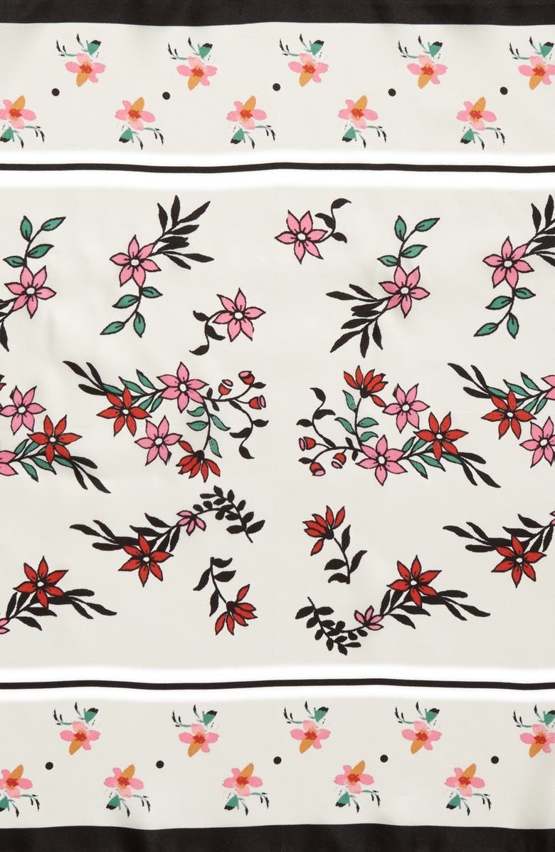 Rebecca Minkoff Twilight Floral Silk Bandana, Alternate, color, 