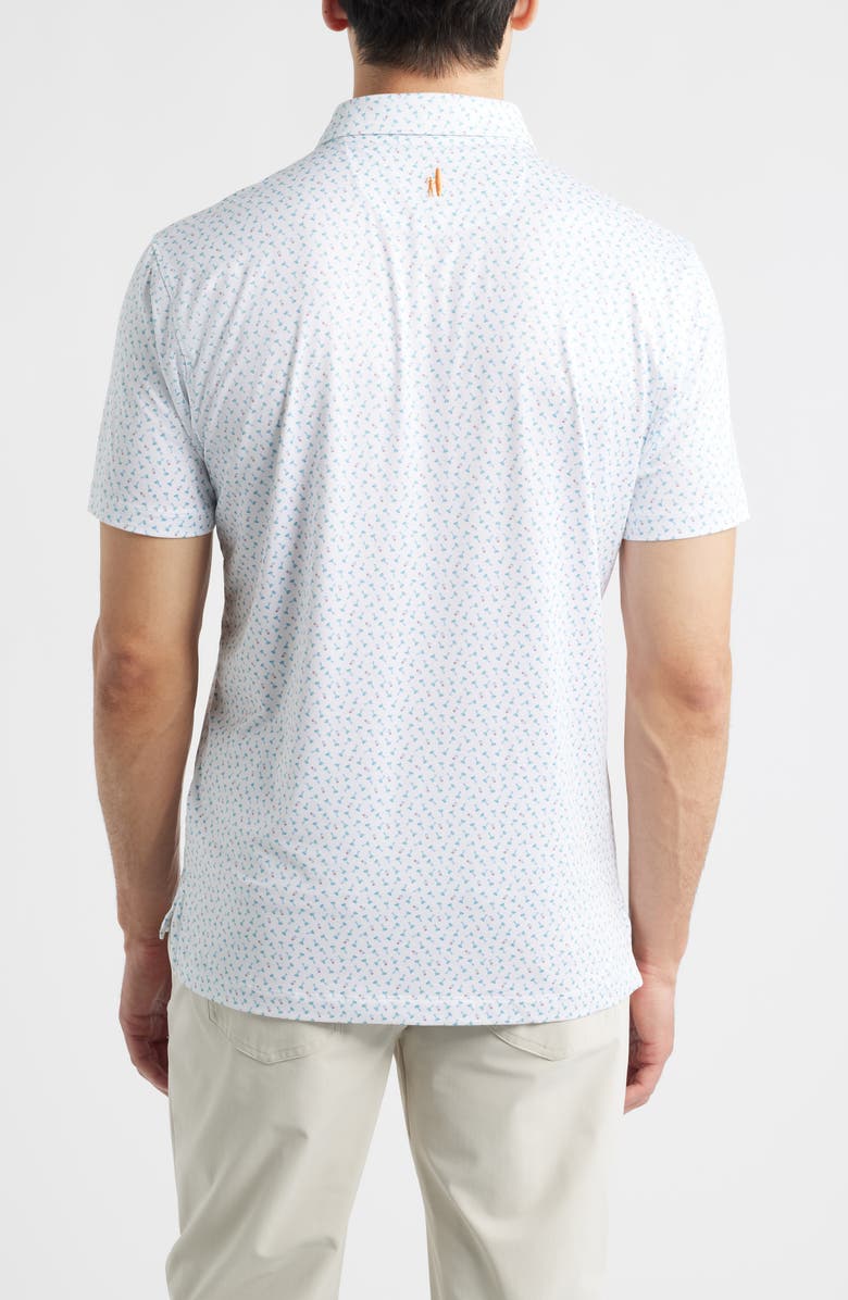 johnnie-O Tini Dancer Martini Print Featherweight Performance Polo, Alternate, color,