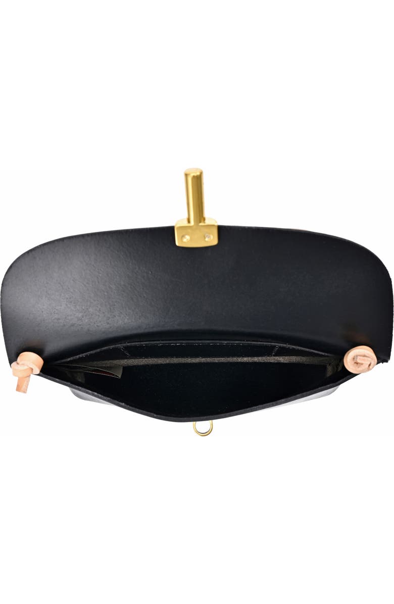 OLD TREND Ada Leather Crossbody Bag, Alternate, color, Black