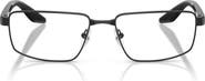 Prada Linea Rossa 55mm Rectangular Optical Glasses
