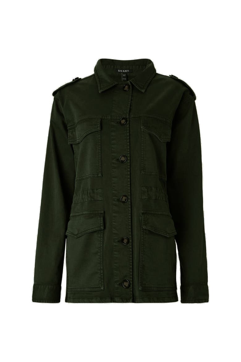 Drake Organic Cotton Utility Jacket, Alternate, color, Deep Khaki