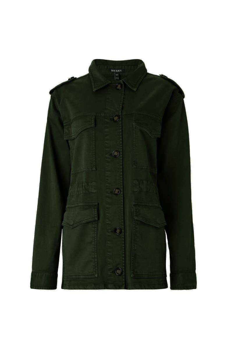 Baukjen Drake Organic Cotton Utility Jacket, Alternate, color, Deep Khaki