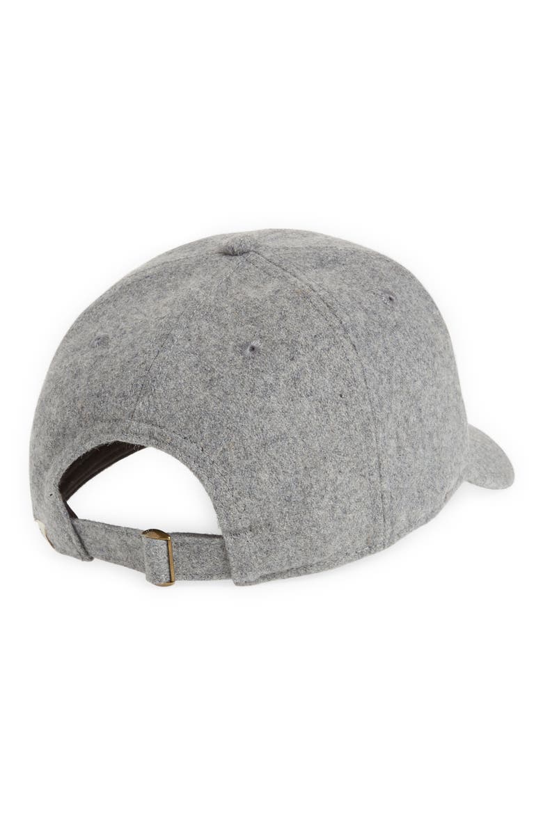 Wool Blend Baseball Cap, Alternate, color, HEATHER MEDIUM GREY