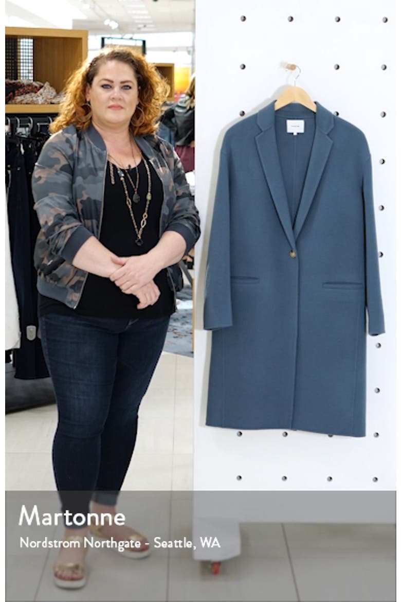 Double Face Wool Blend Coat video