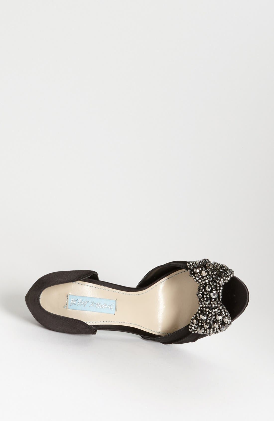Betsey Johnson Blue by Betsey Johnson 'Gown' Sandal, Alternate, color, 