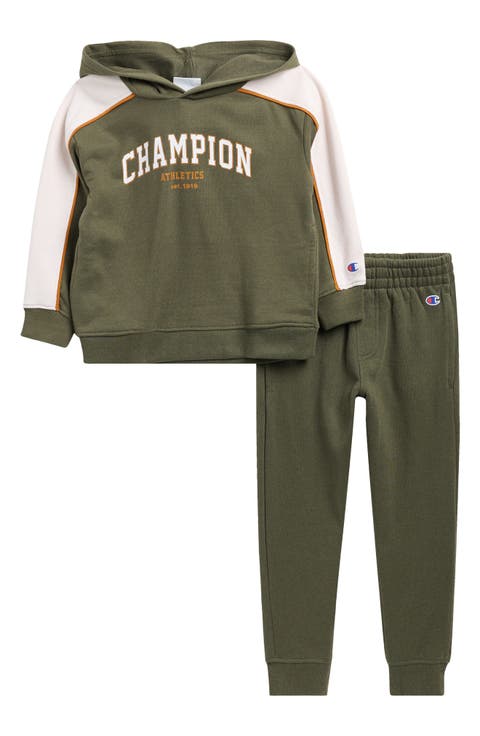 Kids' Colorblocked Graphic Hoodie & Joggers Set (Little Kid)