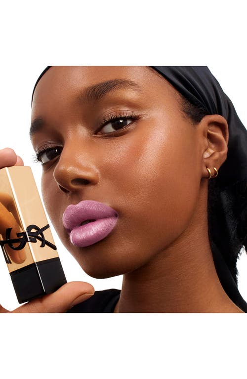 Saint Laurent Yves Rouge Pur Couture Caring Satin Lipstick With Ceramides In P22 Rose Celebration