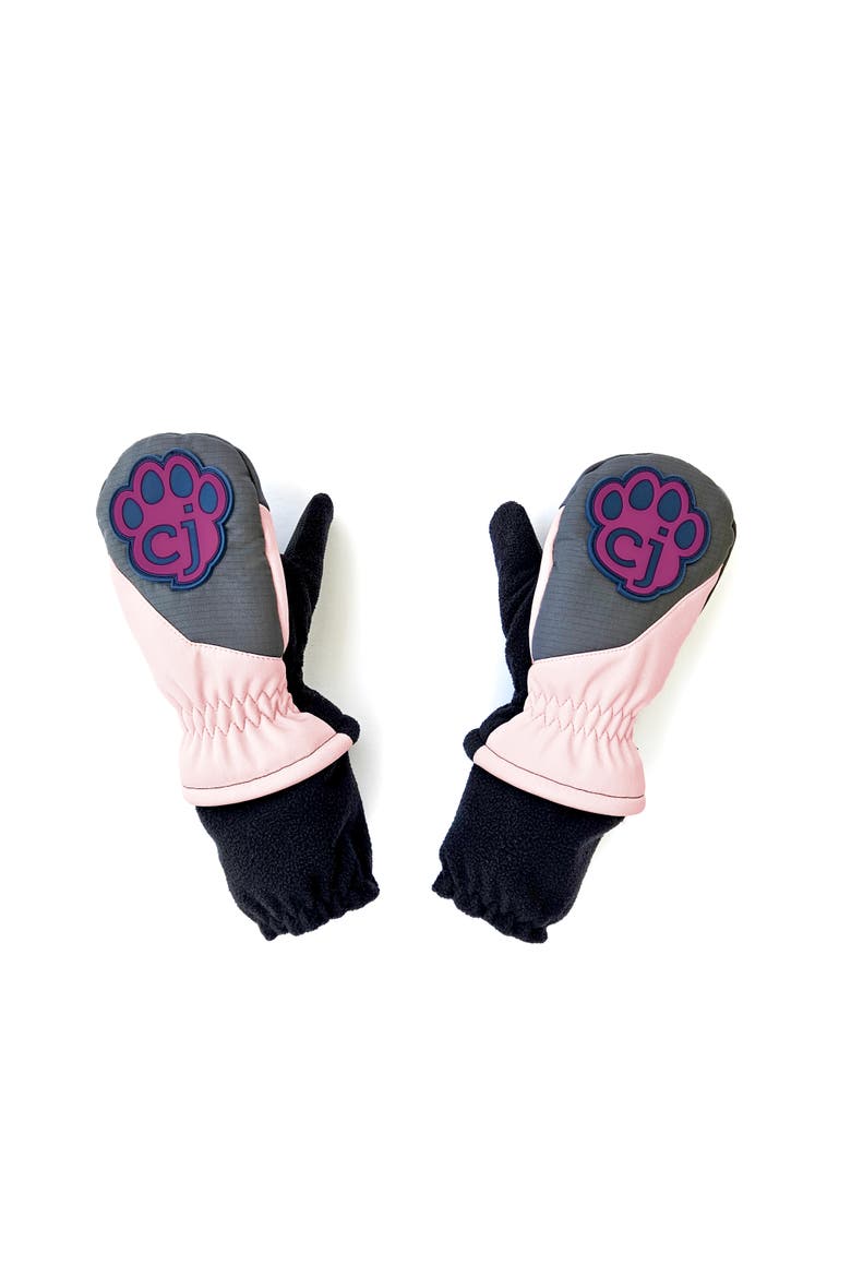 Magic Mittens Light Pink & Hot Pink Waterproof Toddler Winter Mitten, Alternate, color, Multicolored