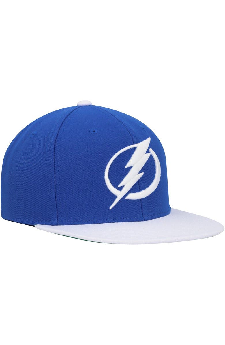 Mitchell & Ness Men's Mitchell & Ness Blue Tampa Bay Lightning Core Team Ground 2.0 Snapback Hat, Alternate, color, Blue