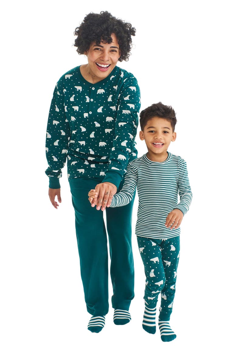 Grown-Ups Relaxed Organic PJ Pant, Main, color, Forest