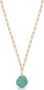 Ettika Long Stone Pendant Necklace