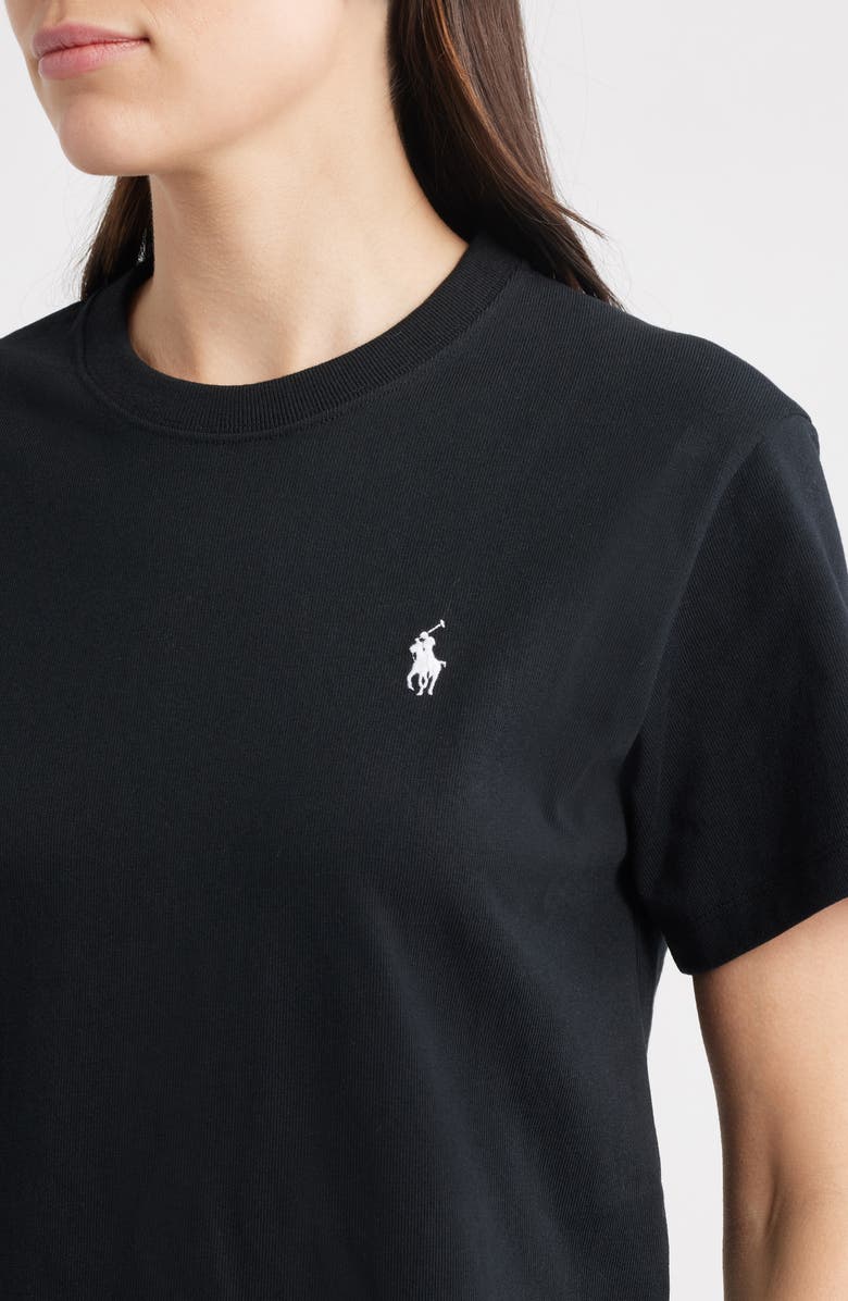 Polo Ralph Lauren Logo Embroidered Cotton Jersey T-Shirt Dress, Alternate, color, 