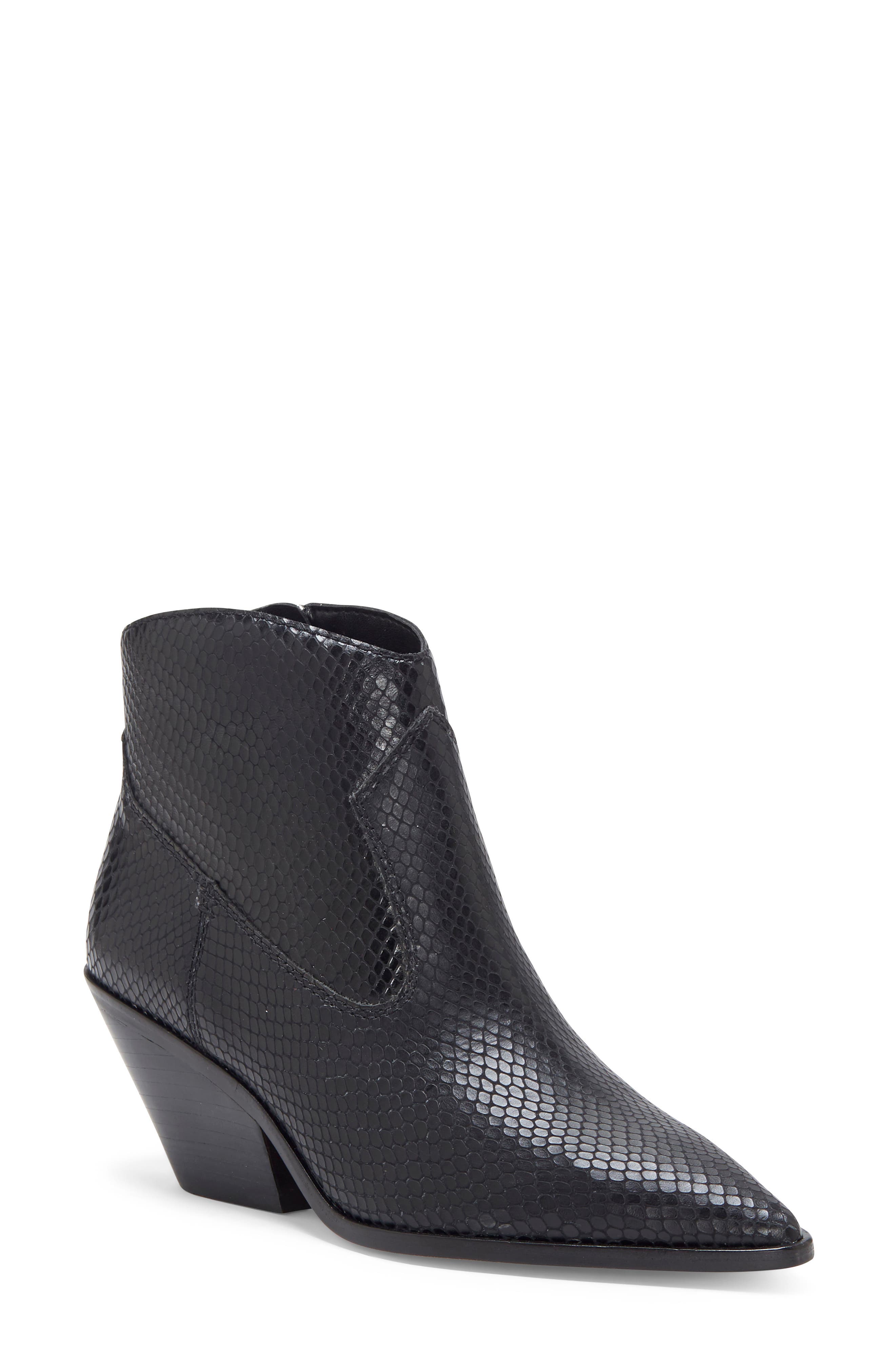 Vince Camuto Jemeila Snake Embossed Bootie, Main, color, 