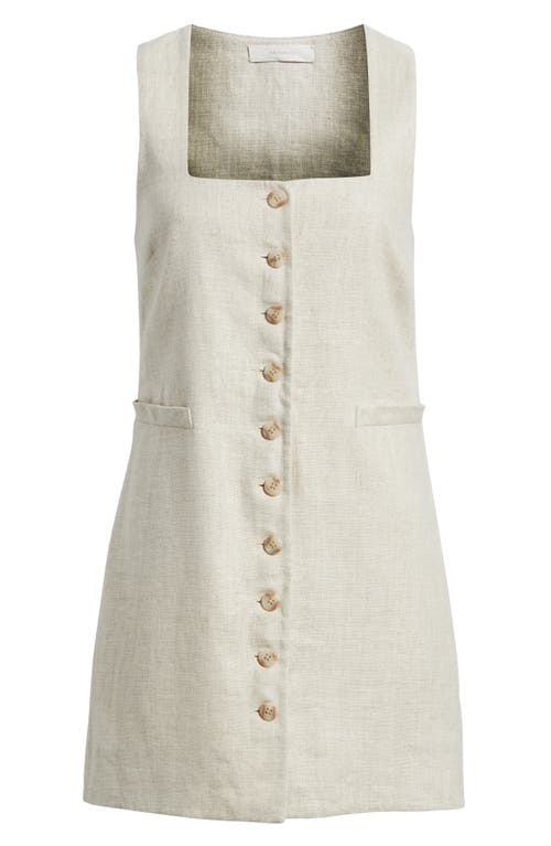 Faithfull The Brand Jaques Linen Minidress In Natural
