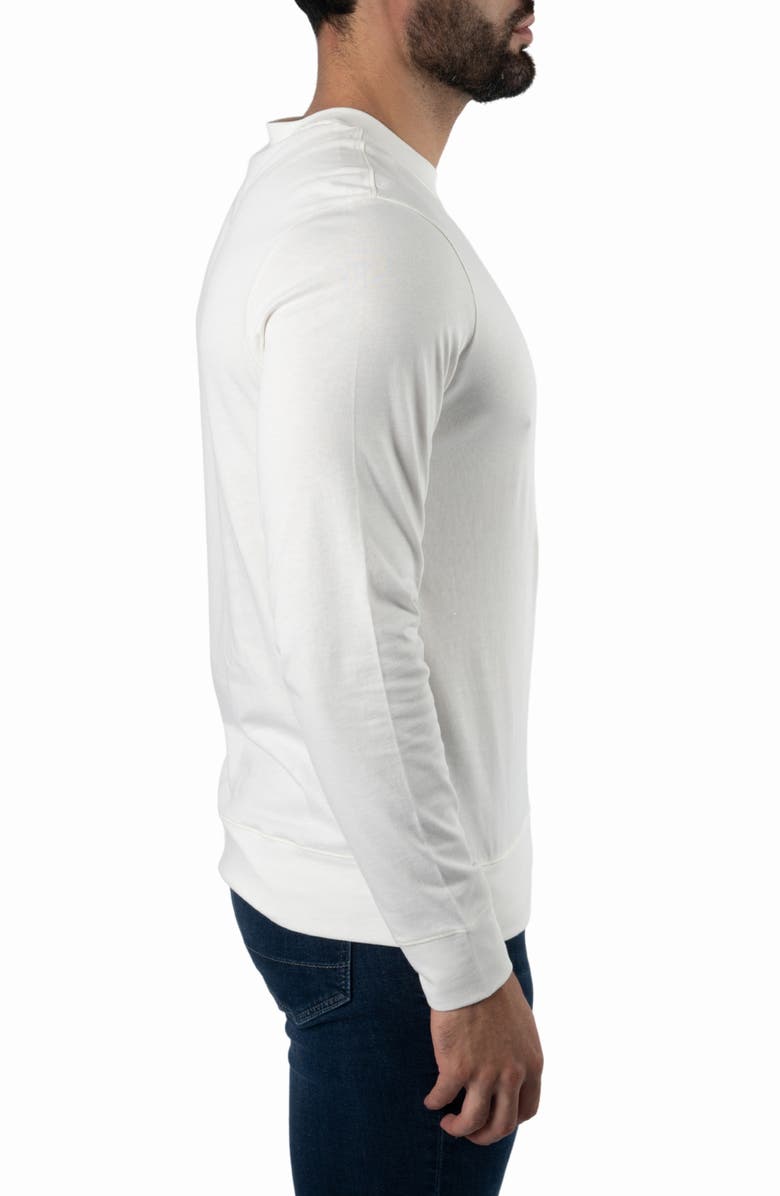 Jared Lang Cotton Long Sleeve T-Shirt, Alternate, color, Cream