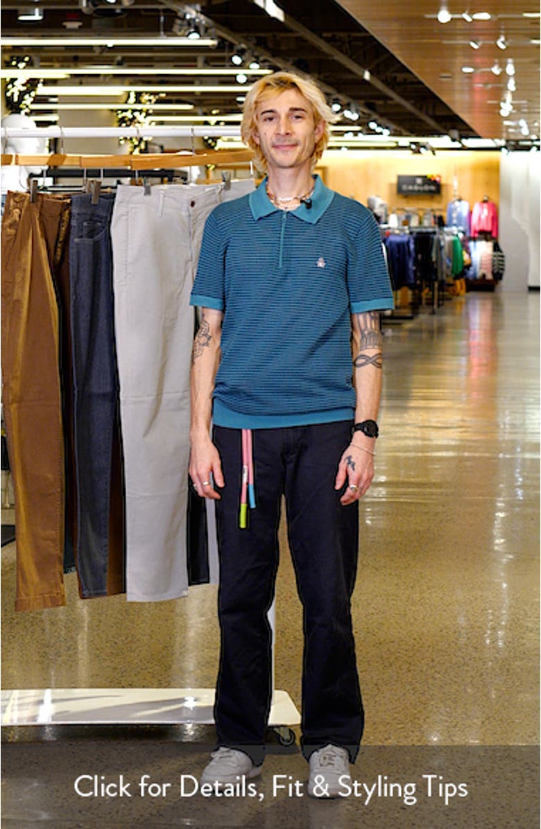 Stripe Cotton Pique Polo, sales video thumbnail