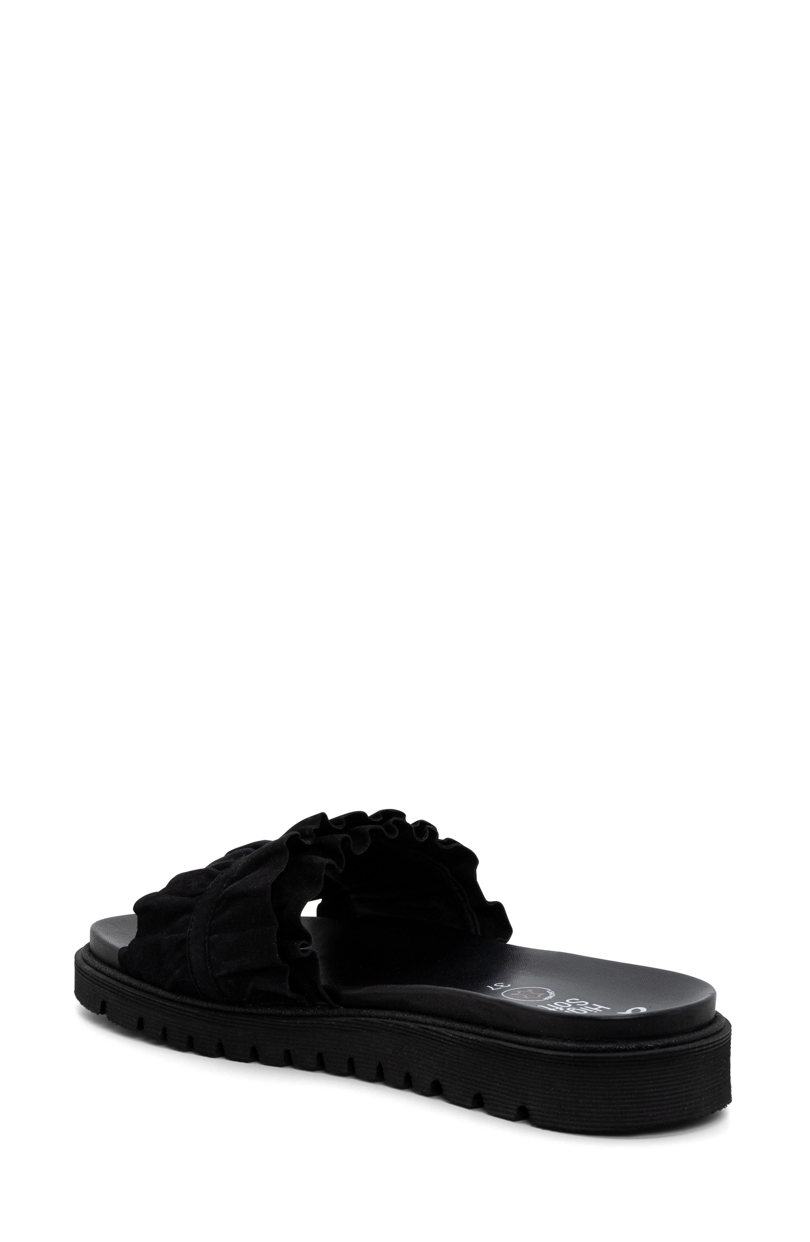 ara Keyes Slide Sandal, Alternate, color, Black
