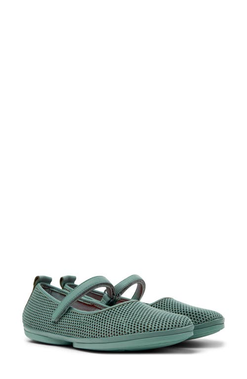 Camper Right Nina Ballerina Shoes In Medium Green