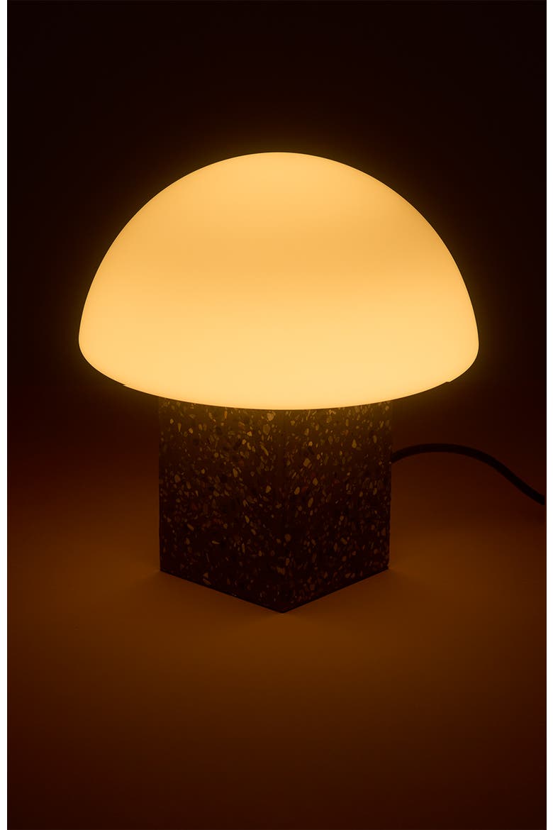 Gavin 10" Modern Speckled Concrete LED Desk Lamp, Alternate, color, Grey