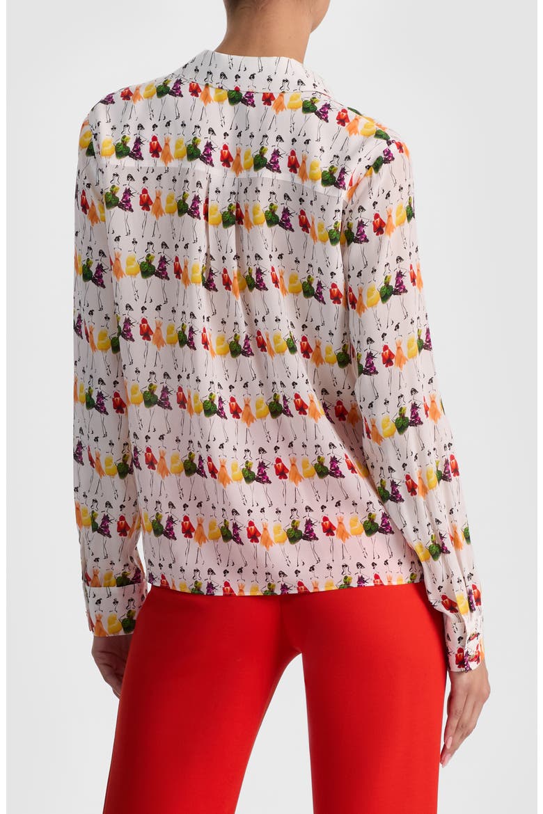 Willa Staceface Silk Shirt, Alternate, color, WOMENS DAY