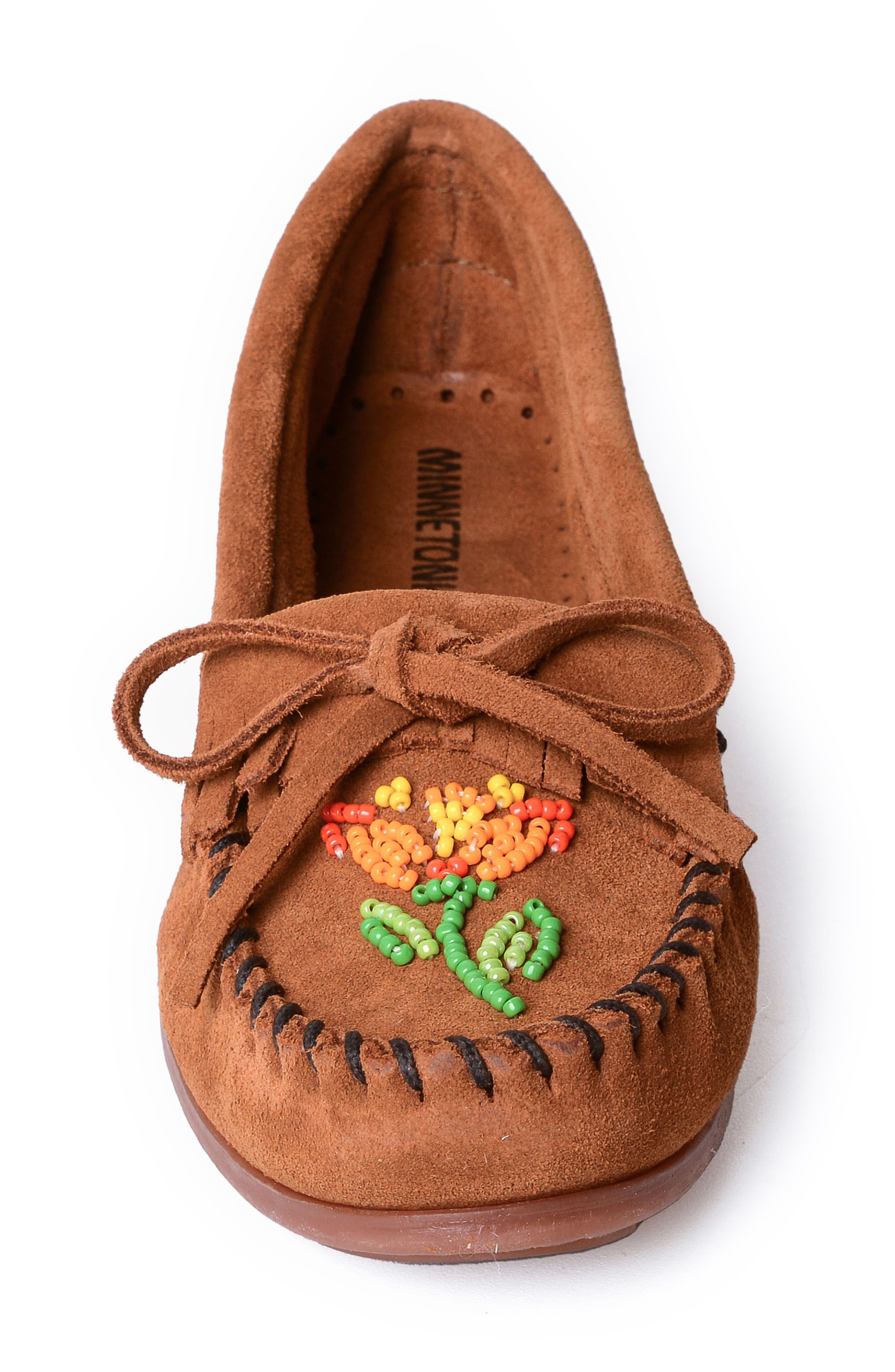 x Lucie Skjefte Ziigwan Waabigwan Slipper, Alternate, color, BROWN