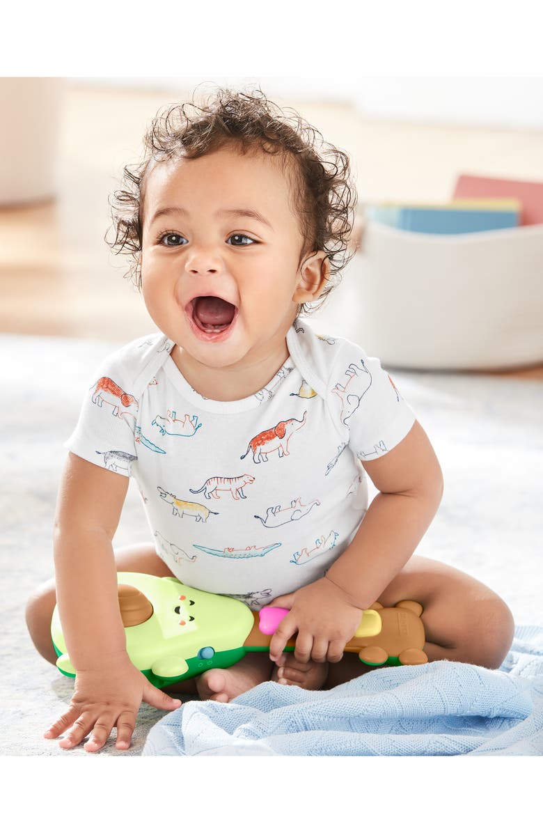 Skip Hop Farmstand Rock-A-Mole Guitar Toy, Alternate, color, Multi