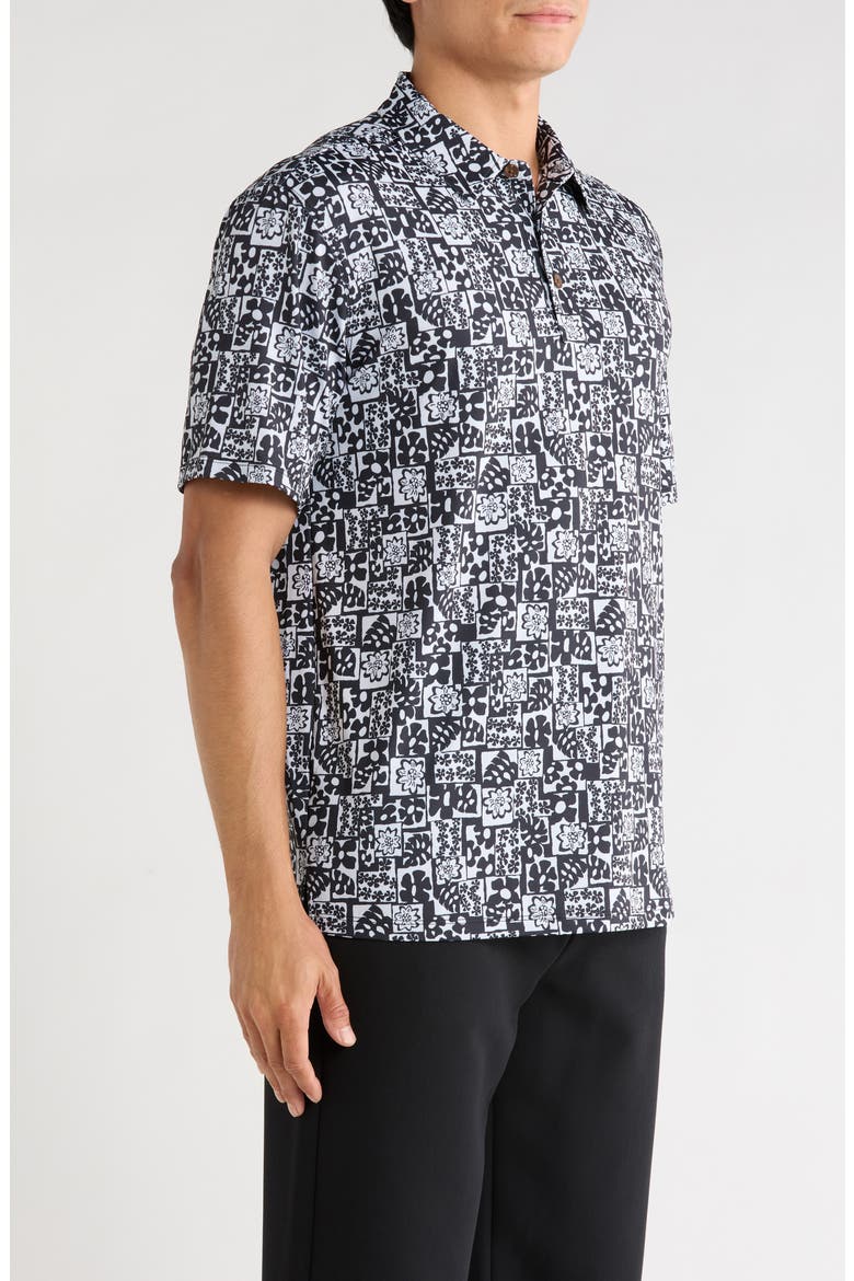 Alana Knit Polo, Alternate, color, BLACK