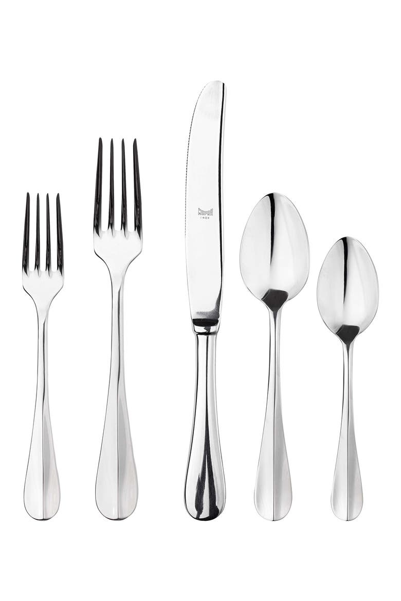 5-Piece Place Setting, Main, color, STAINLESS STEEL SET 1