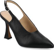 Journee Collection Verena Pointed Toe Slingback Pump