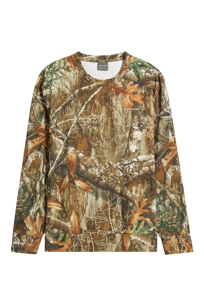 x Realtree EDGE Camo Long Sleeve T-Shirt, Alternate, color, CAMOUFLAGE