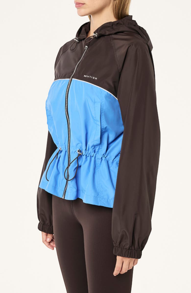 P.E Nation Alignment Jacket, Alternate, color, Coffee/ Marina