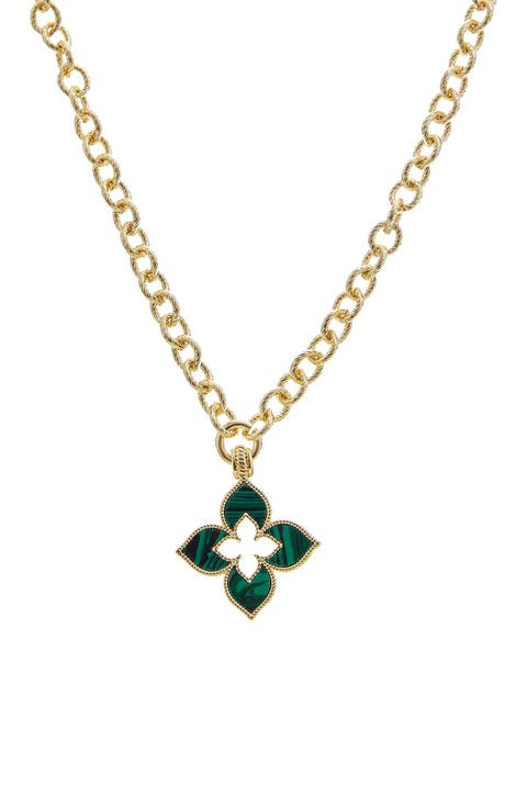 Open Clover Pendant Necklace