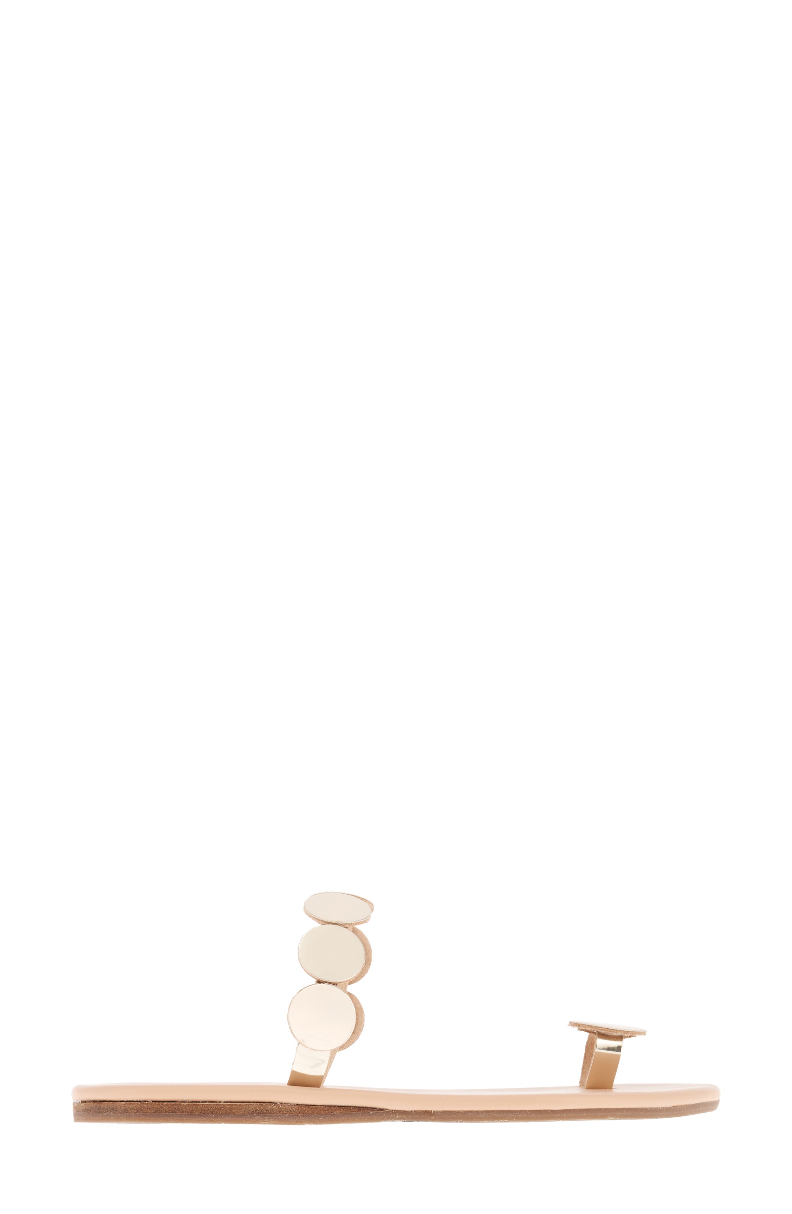 Ancient Greek Sandals Dirki Discs Sandal, Alternate, color, Gold