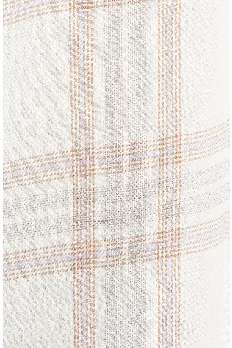 Plaid Crossover Top, Alternate, color, OFF WHITE