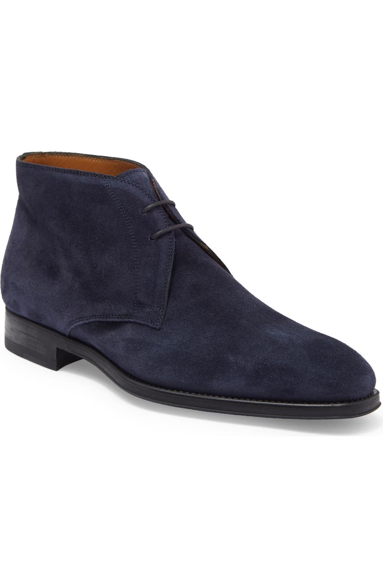 Magnanni Betun Boot, Main, color, Navy