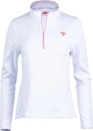 Love All Women's Tracy 1/4 Zip Jacket Stripes