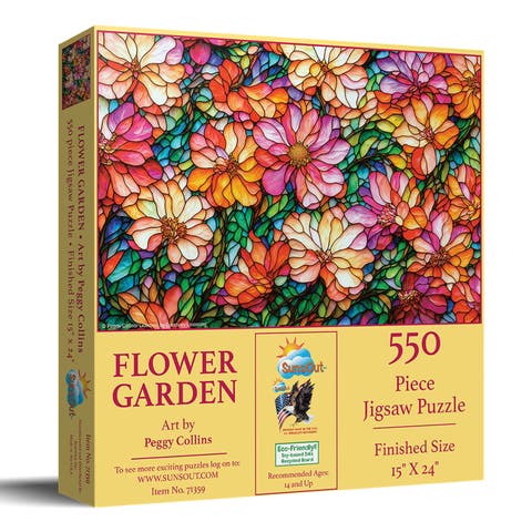 Flower Garden 550 piece Jigsaw Puzzle for Adults