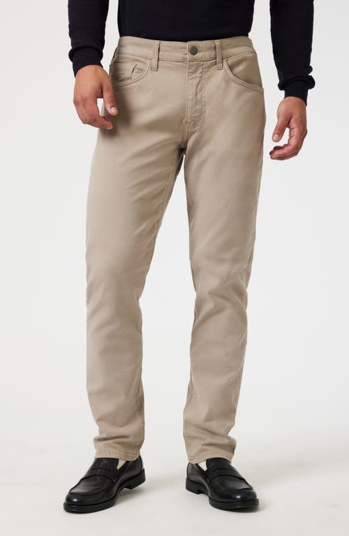 Mavi Jeans Zach Twill Straight Leg Pants in Latte Luxe Twill 