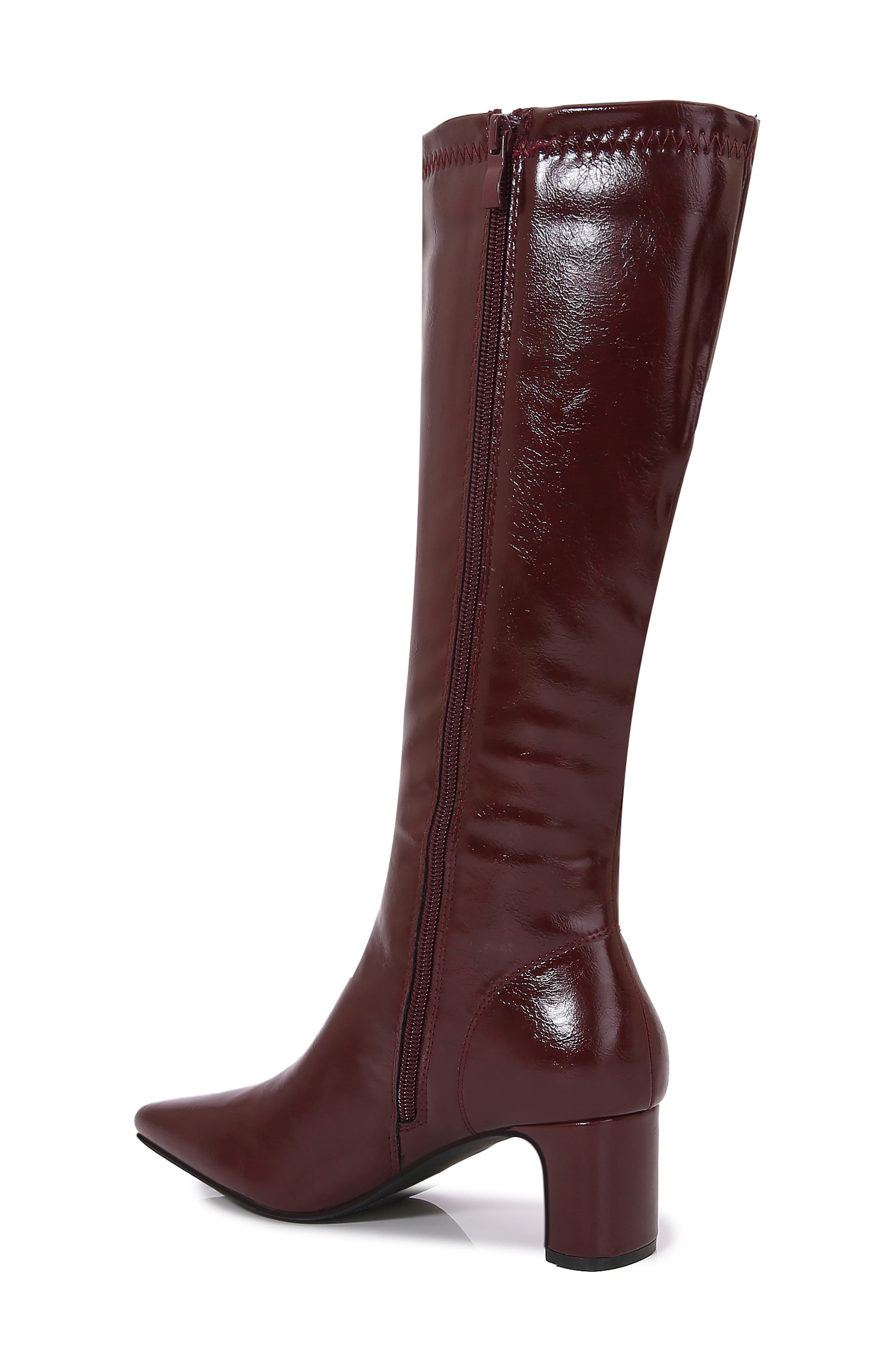 BERNESS Square Toe Boot, Alternate, color, Wine