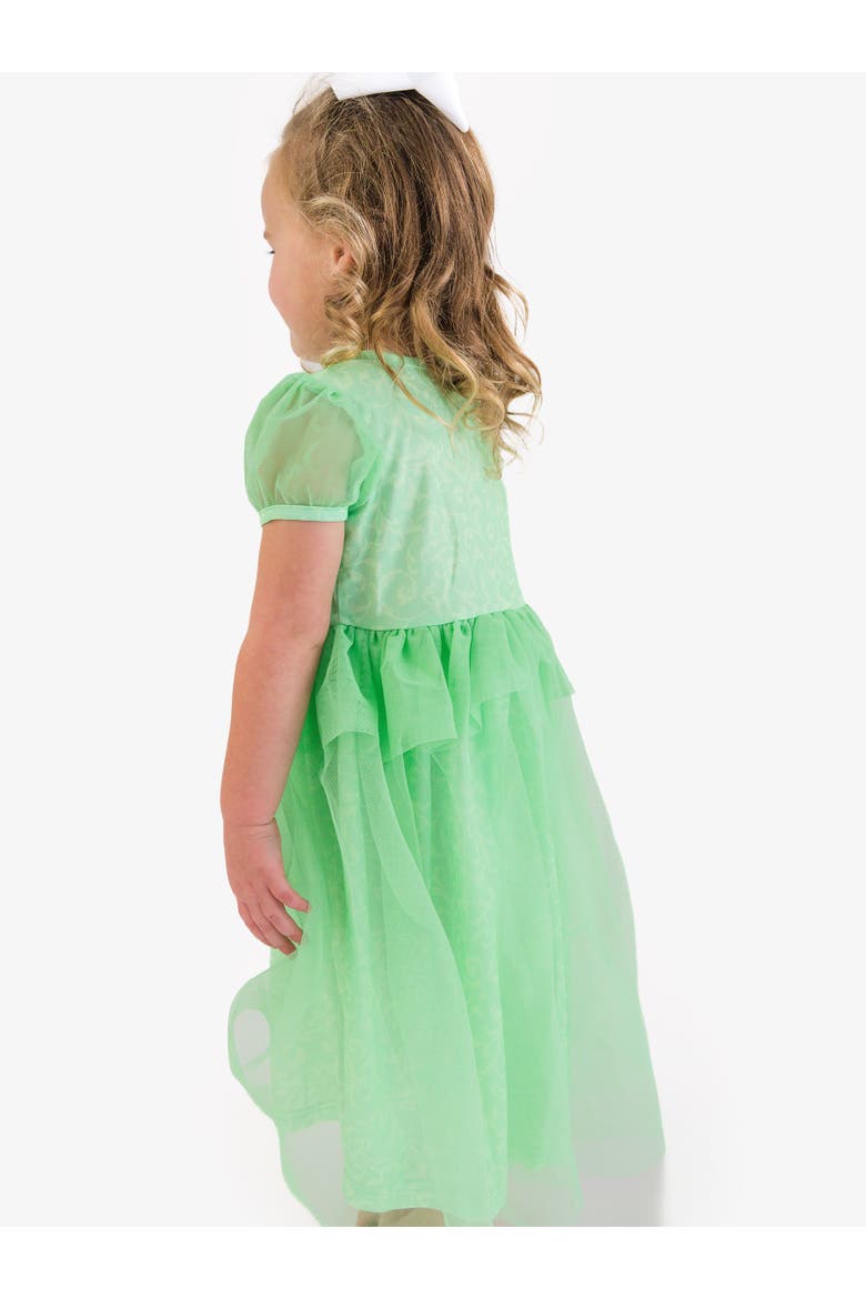 Princess Dress-Up Puff Sleeve Nightgown, Alternate, color, Garden Green Princess